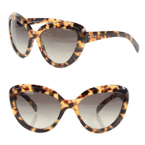 cat eye women prada sunglasses|Prada cat eye tortoiseshell sunglasses.